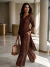 Brown- Paisley Design