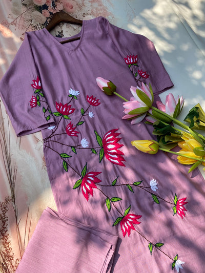 Raaga Gulabi Dhaga Kurta Set