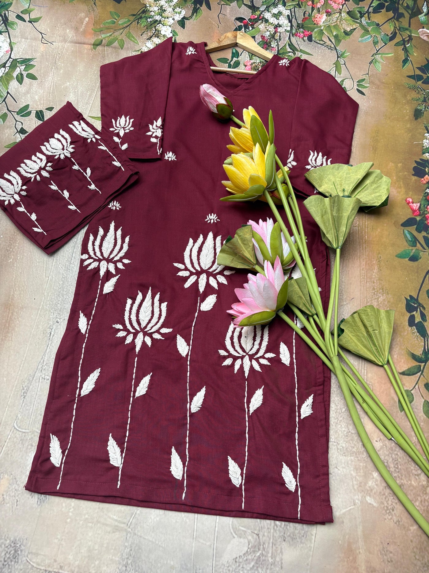 Kamal 2 Gulabi Dhaga Kurta Set