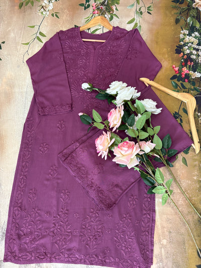 Nazakat Authentic Lucknowi Kurta Set