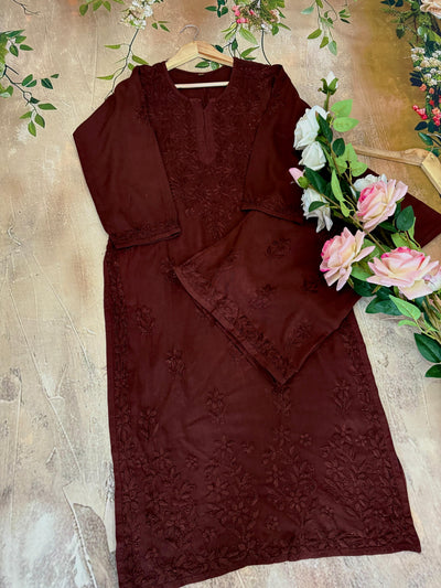 Roshni Gulabi Dhaga Kurta Set