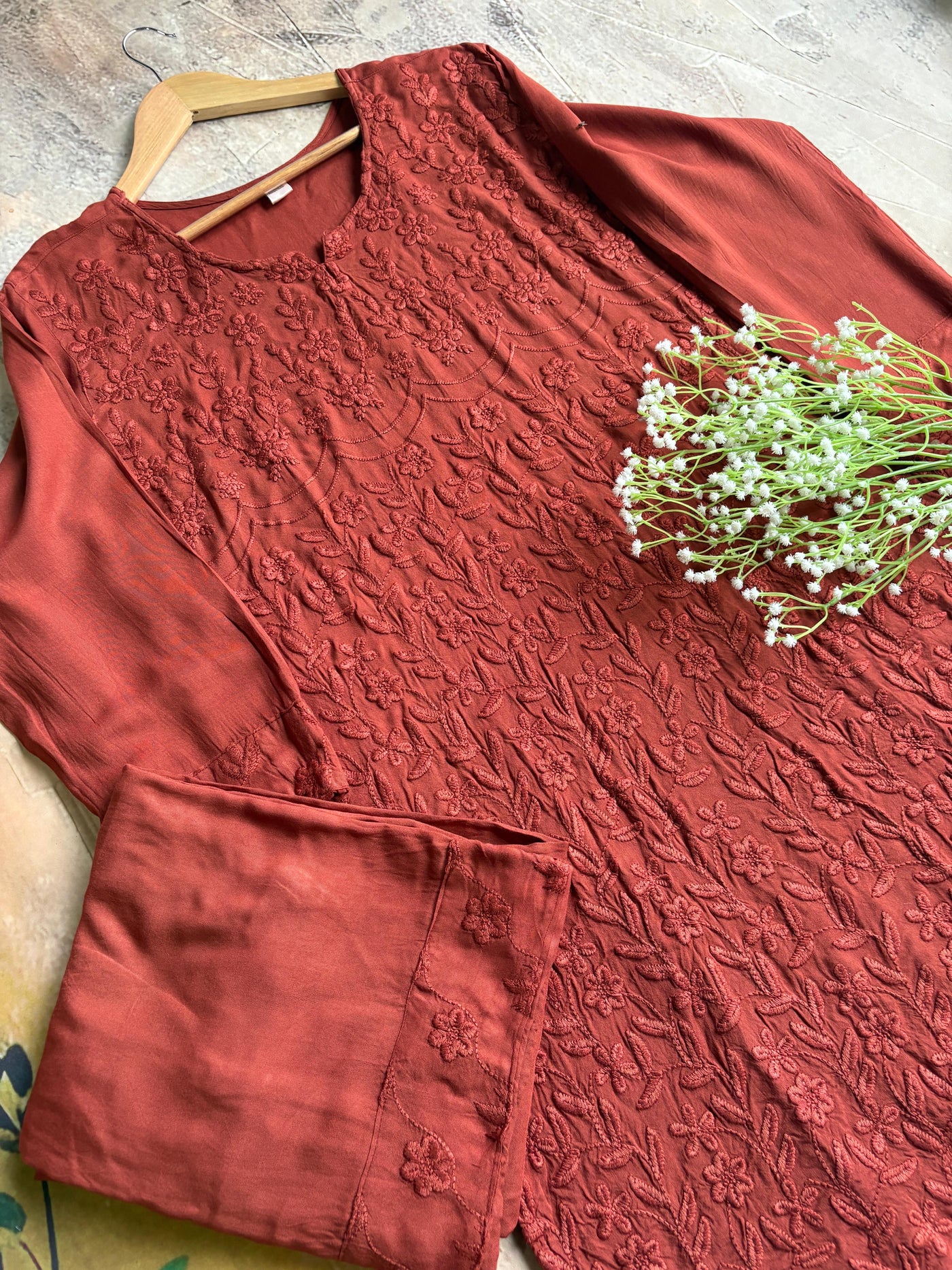 Nazakat bahar Authentic Lucknowi Kurta Set