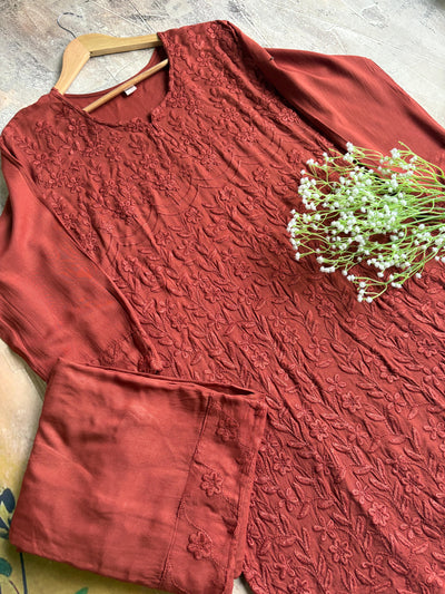 Nazakat bahar Authentic Lucknowi Kurta Set