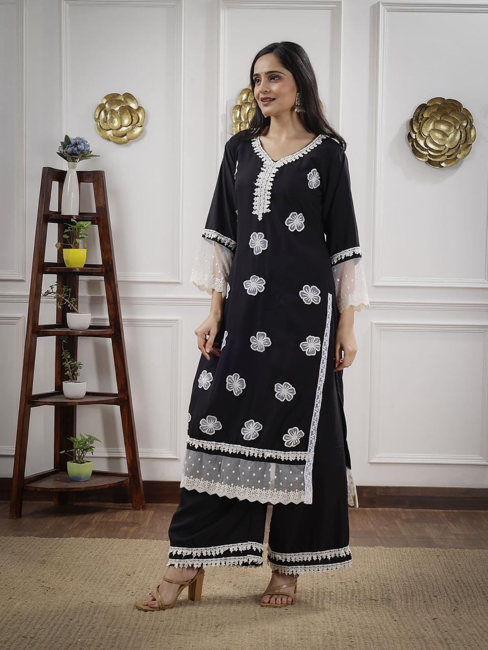 Bhumika Authentic Chikankari Kurta Set with Dupatta