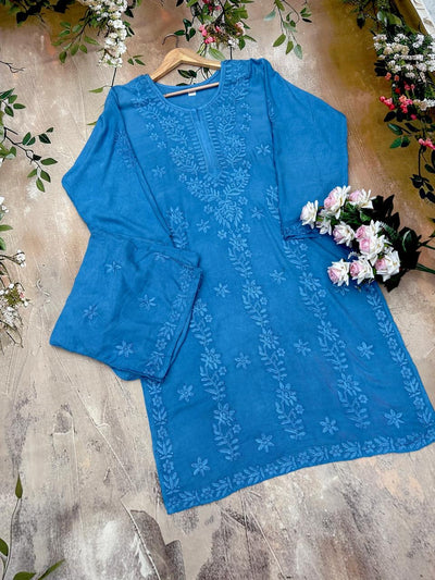 Saadgi Authentic Lucknowi Kurta Set