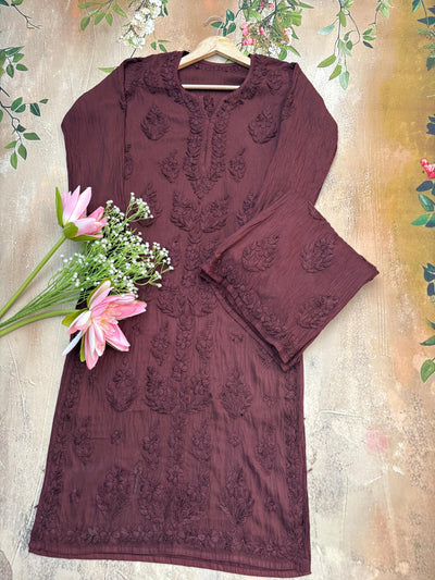 Nazakat noor Authentic Lucknowi Kurta Set