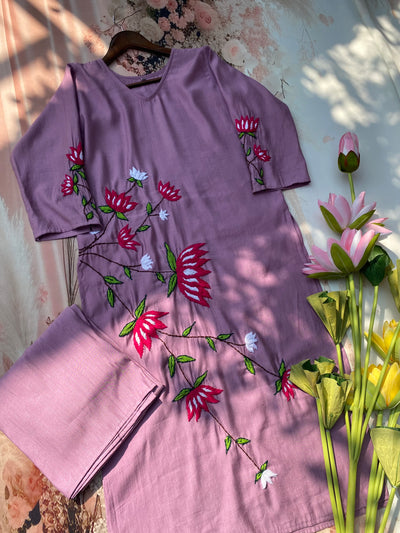 Raaga Gulabi Dhaga Kurta Set
