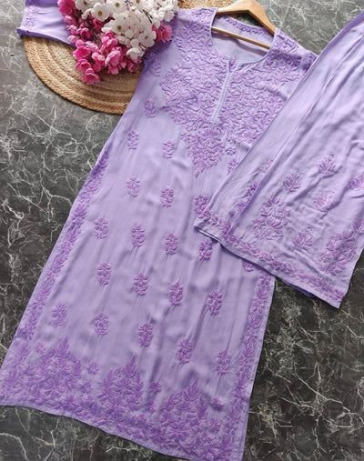 Nazakat Authentic Lucknowi Kurta Set