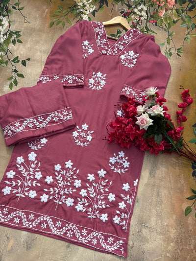 Kritika 2 Gulabi Dhaga Kurta Set