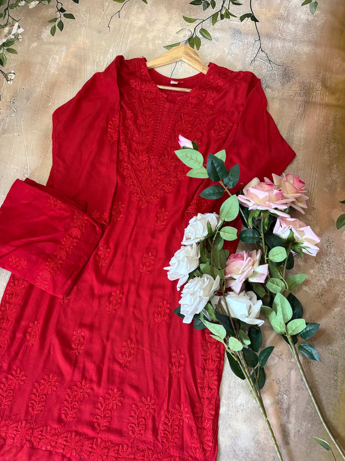 Nazakat Authentic Lucknowi Kurta Set