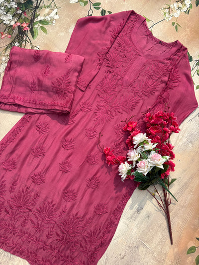 Nazakat Authentic Lucknowi Kurta Set