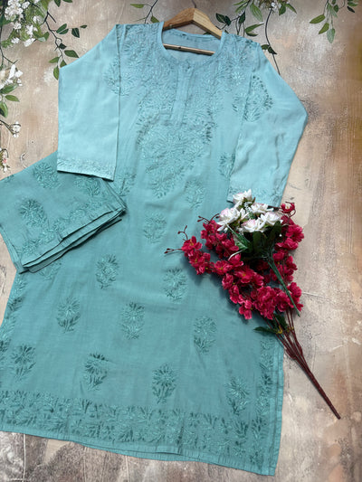 Ridaa Authentic Lucknowi Kurta Set