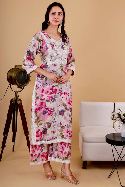 Gul Gulabi Dhaga’s Kurta set