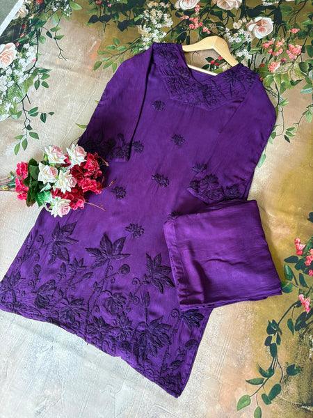 Ada 20 Gulabi Dhaga Kurta Set