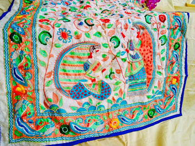 Hand Embroidered Phulkari Dupatta