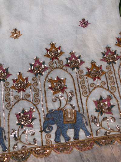 Kalam unstitched 3 piece set