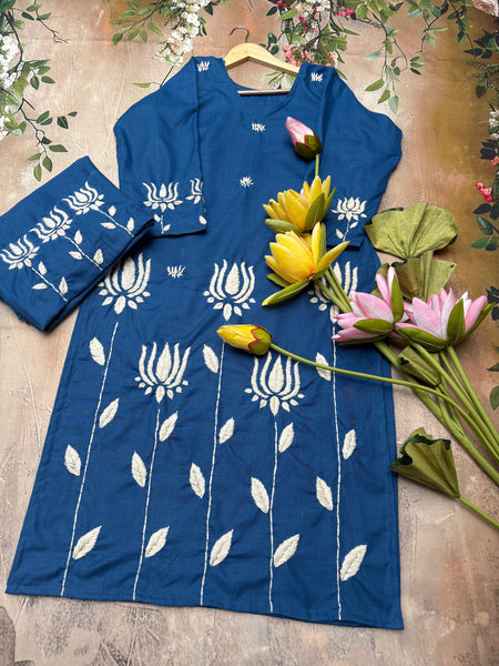 Kamal 11 Gulabi Dhaga Kurta Set