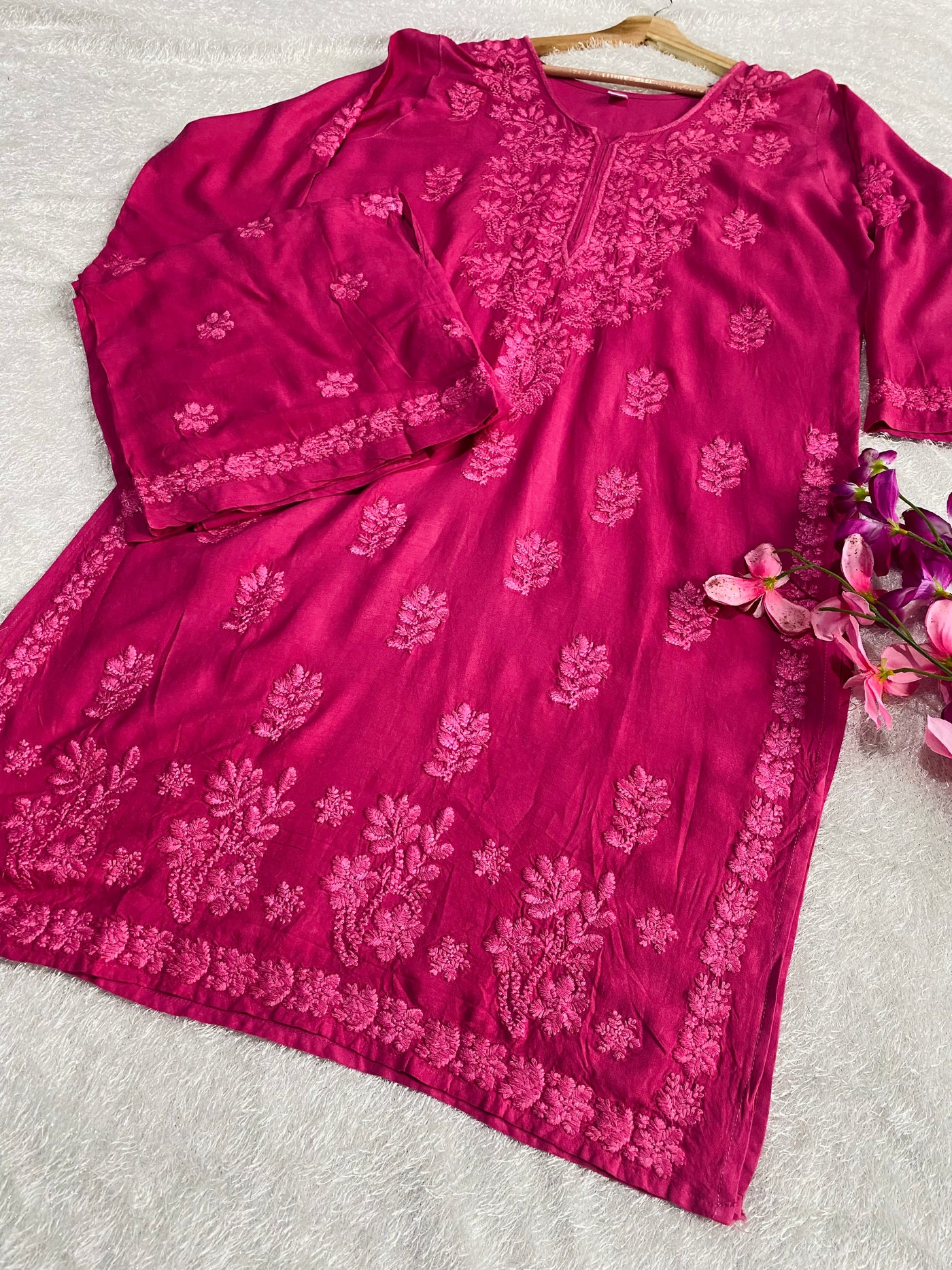 Nazakat Authentic Lucknowi Kurta Set