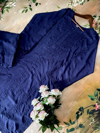 Saadgi Authentic Lucknowi Kurta Set