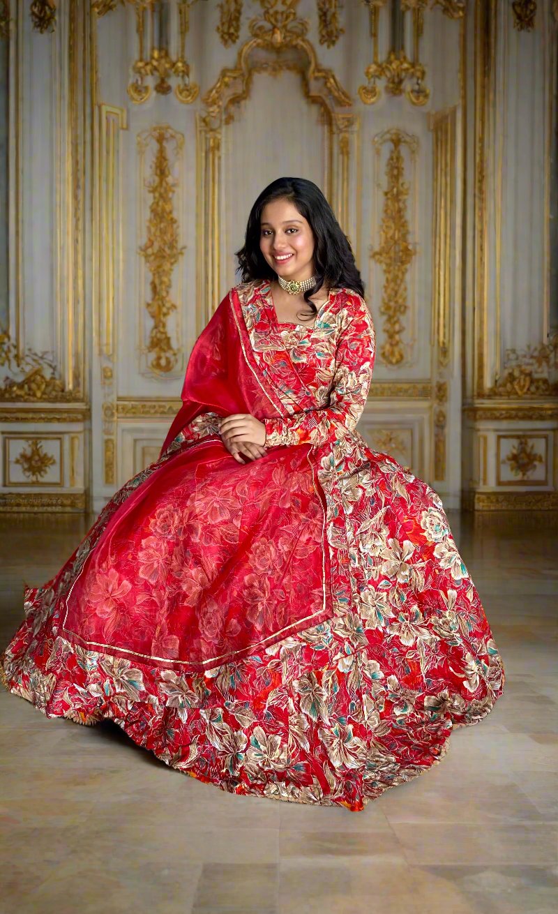 Gulabi Dhaga's  Anarkali Set