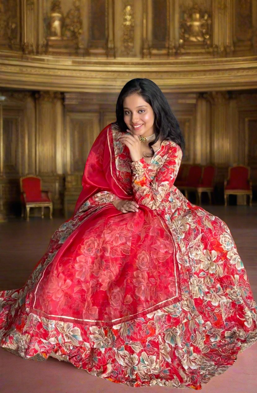 Gulabi Dhaga's  Anarkali Set