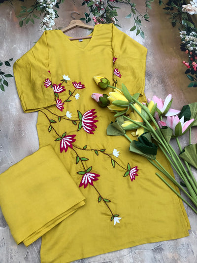Raaga Gulabi Dhaga Kurta Set