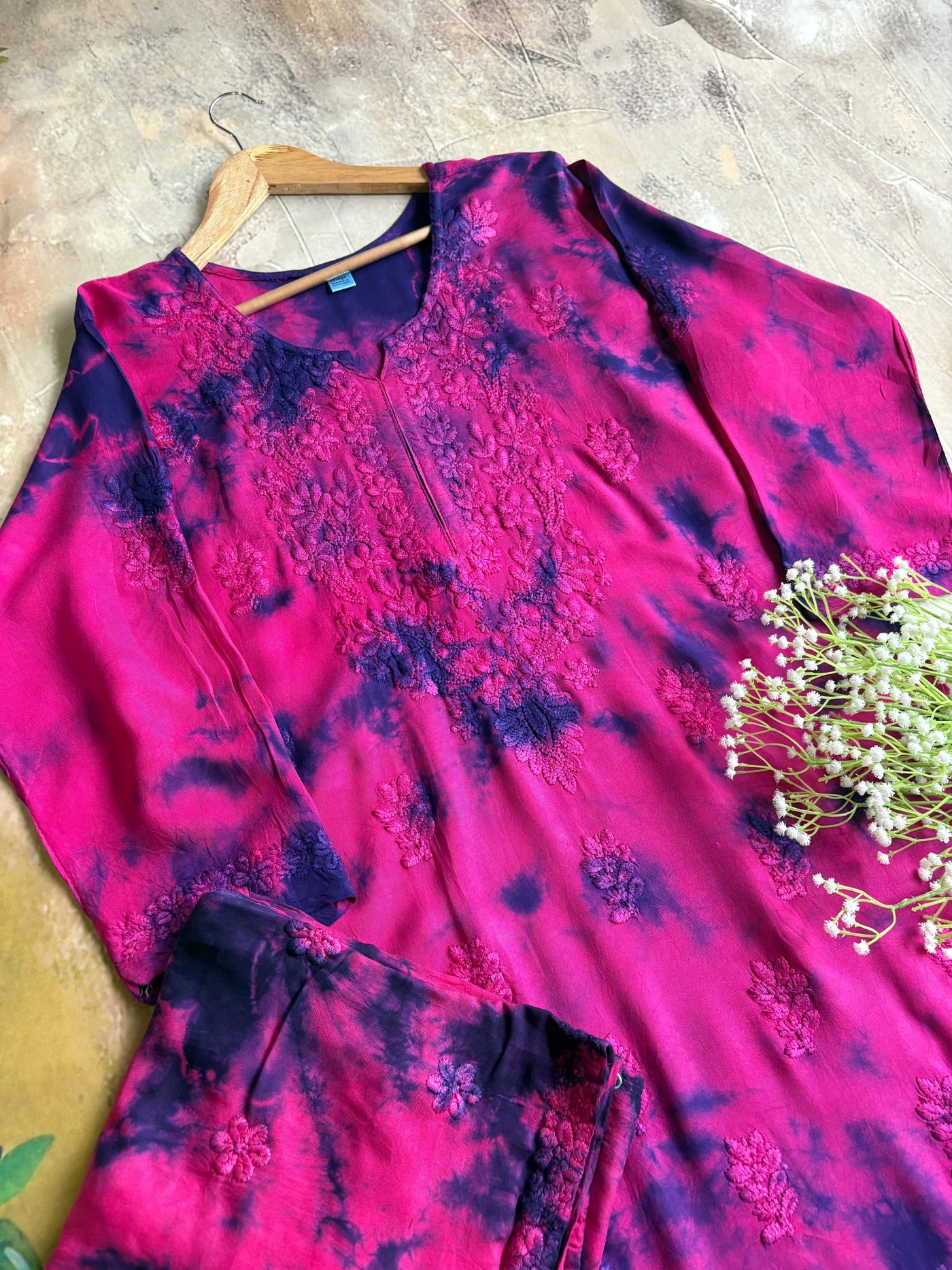 Nazakat Authentic Lucknowi Kurta Set