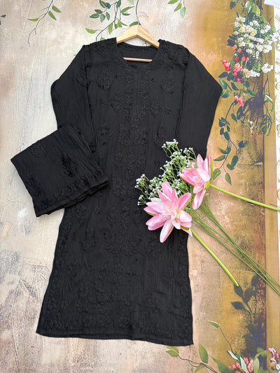 Nazakat noor Authentic Lucknowi Kurta Set