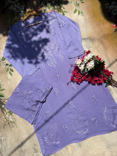 Ridaa Authentic Lucknowi Kurta Set