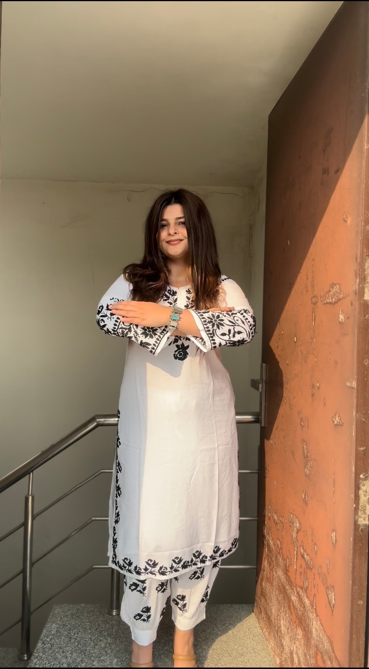 Amara Gulabi Dhaga’s Gulab Kurta with Afghani Pant Set