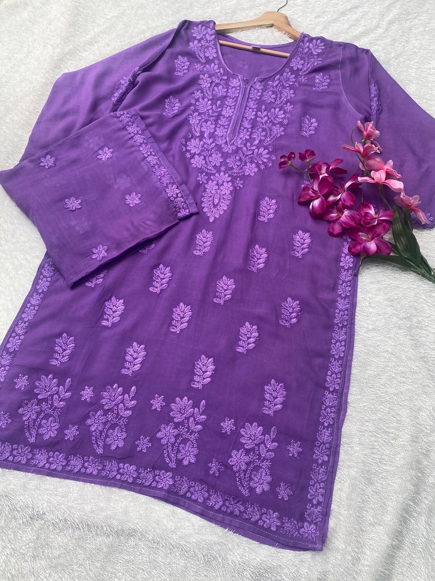 Nazakat Authentic Lucknowi Kurta Set