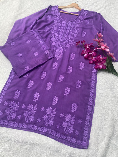 Nazakat Authentic Lucknowi Kurta Set