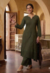 Green - Paisley Design