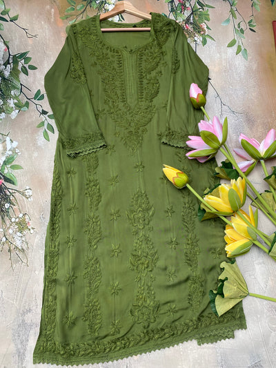 Saadgi Authentic Lucknowi Kurta Set