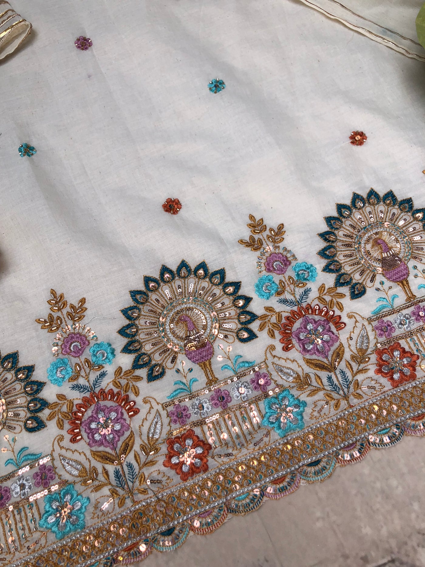 Kalam unstitched 3 piece set