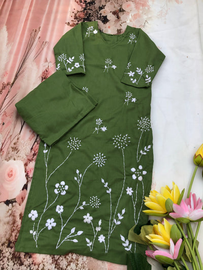 Shanza Gulabi Dhaga Kurta Set