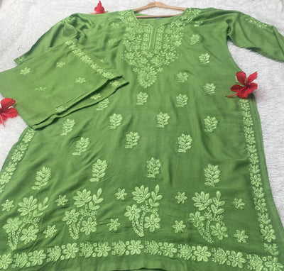 Nazakat Authentic Lucknowi Kurta Set