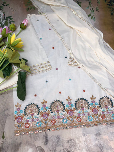 Kalam unstitched 3 piece set