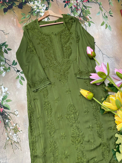 Saadgi Authentic Lucknowi Kurta Set