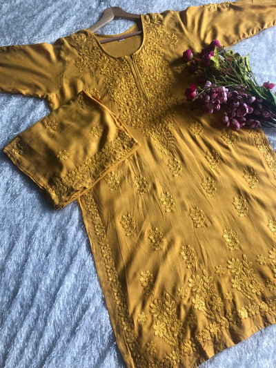 Nazakat Authentic Lucknowi Kurta Set