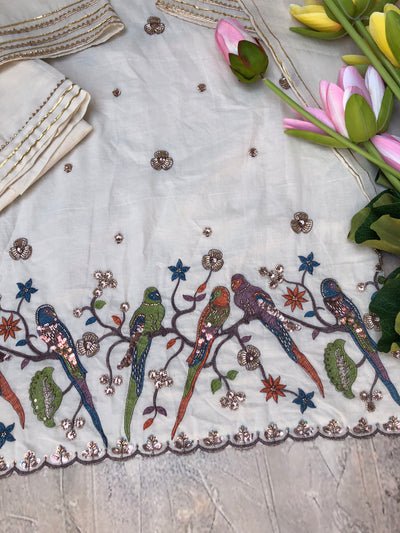 Kalam unstitched 3 piece set