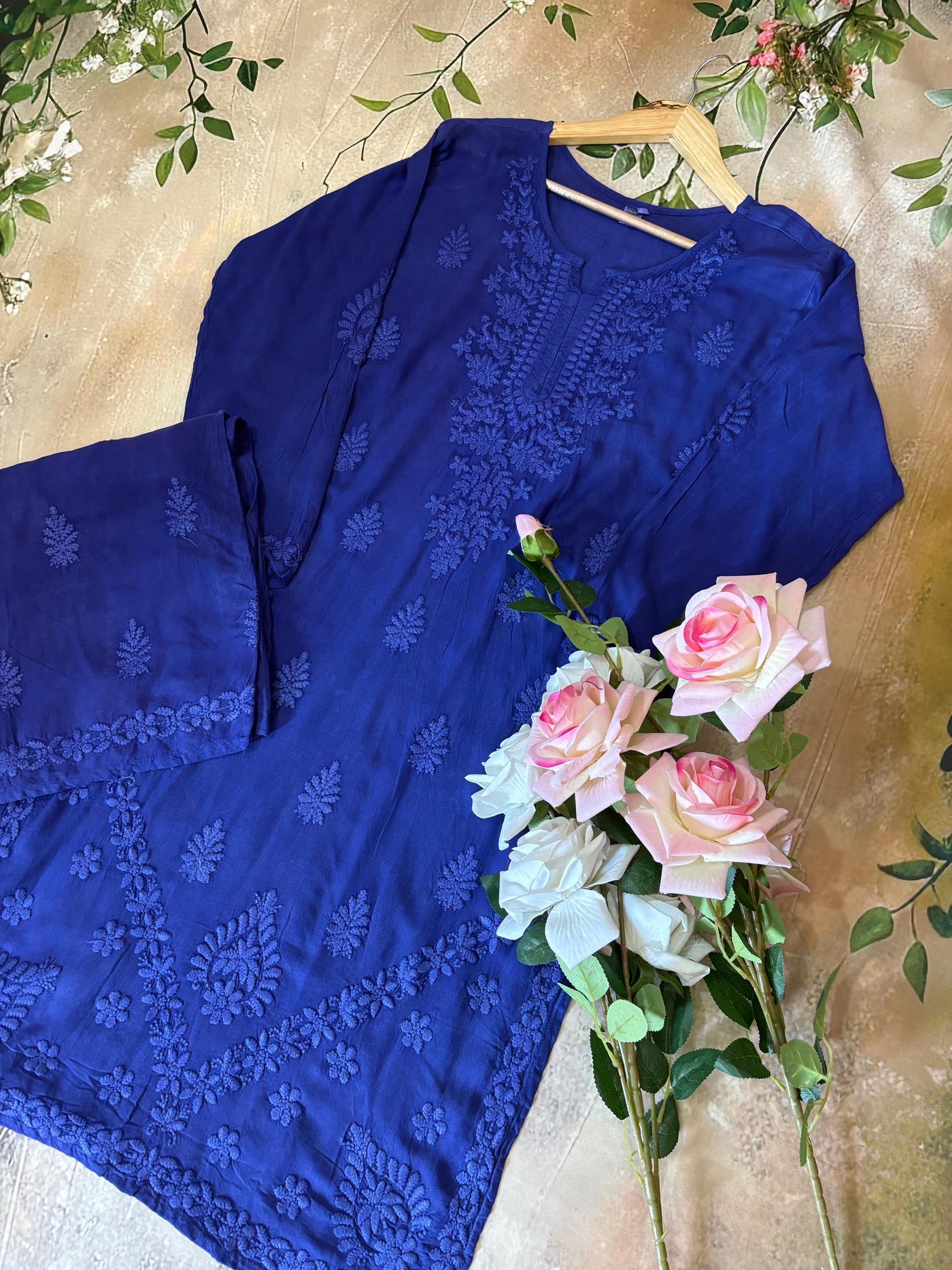 Nazakat Authentic Lucknowi Kurta Set