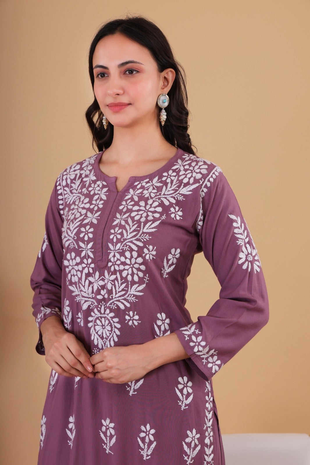 Aisha Authentic Lucknowi kurta Palazzo Set