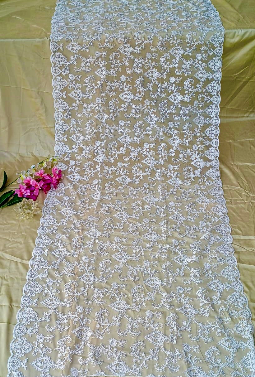 Heavy Chikankari Dupatta