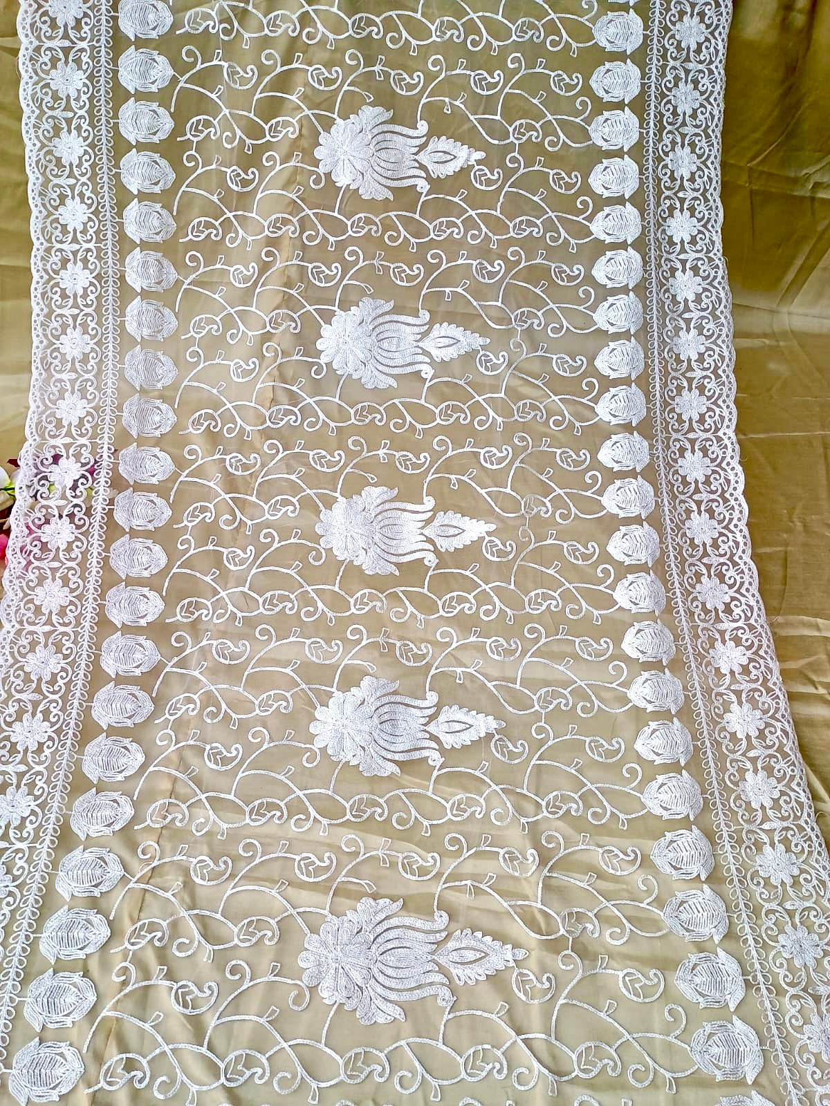 Heavy Chikankari dupatta