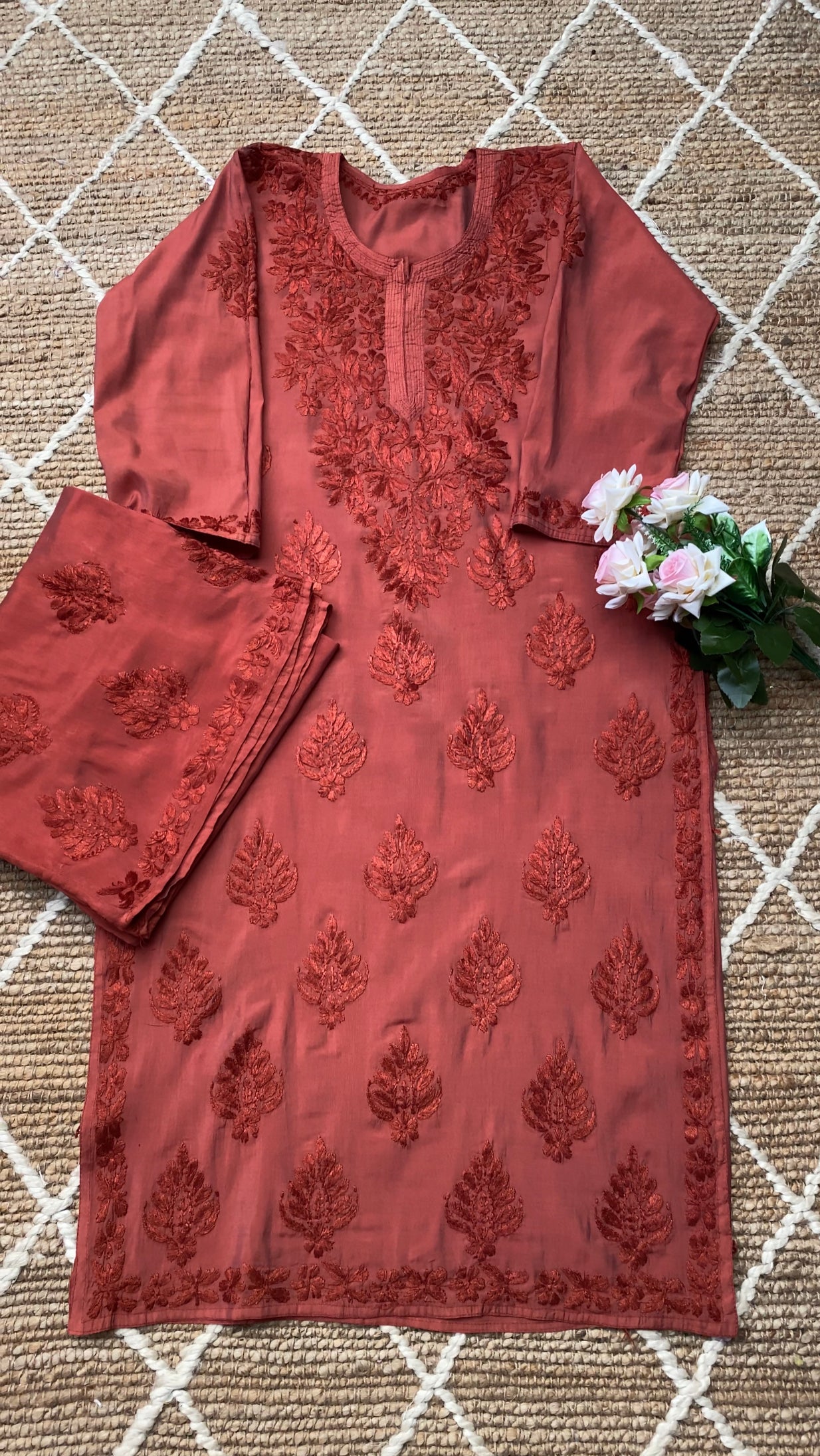 Nazakat 2 Authentic Lucknowi Kurta Set