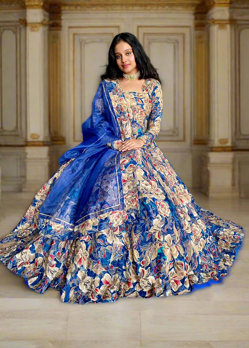 Gulabi Dhaga's  Anarkali Set