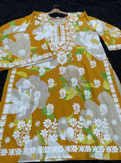 Noor Lucknowi Kurta Set