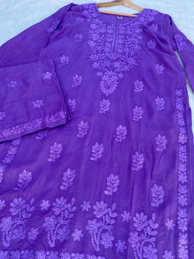 Nazakat Authentic Lucknowi Kurta Set