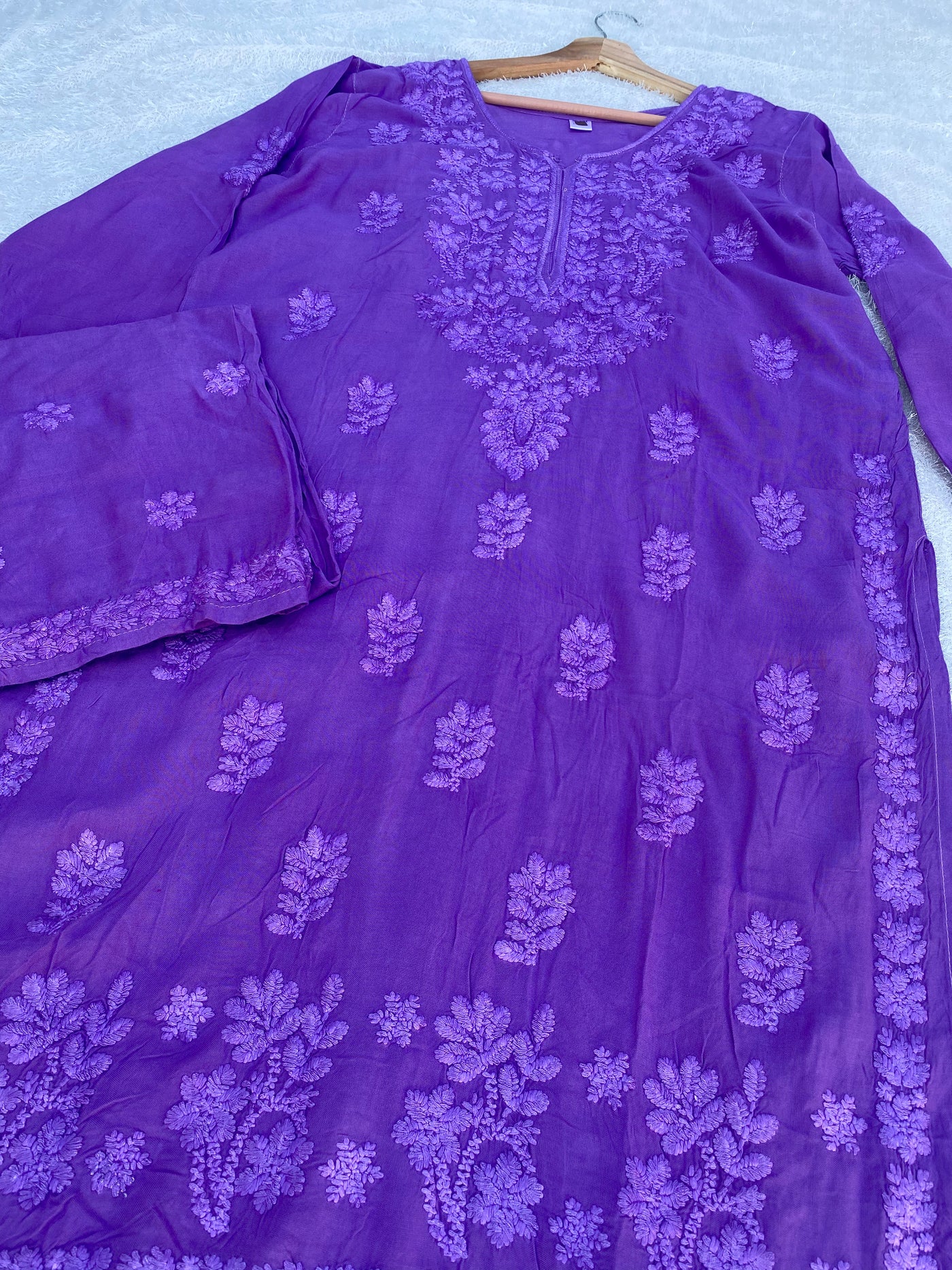 Nazakat Authentic Lucknowi Kurta Set